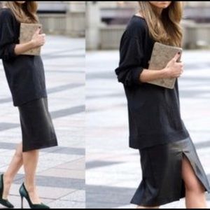 Babaton black pencil skirt 00